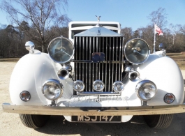 Vintage 1930s Rolls Royce wedding car in Bournemouth